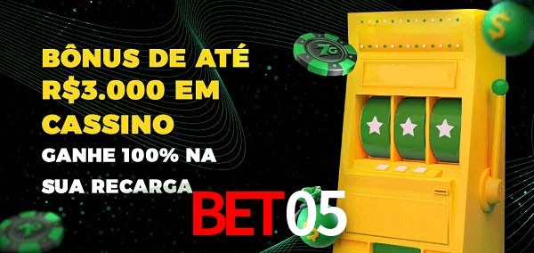Bet05 melhor bônus de depósito